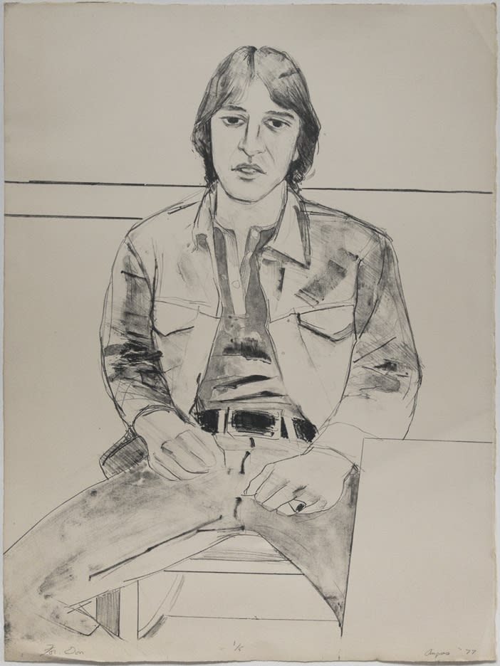 Patrick Angus, Portrait (For Don). Edition 1 of 5., 1977
