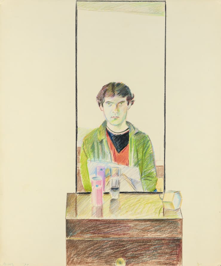 Patrick Angus, Self Portrait, 1977