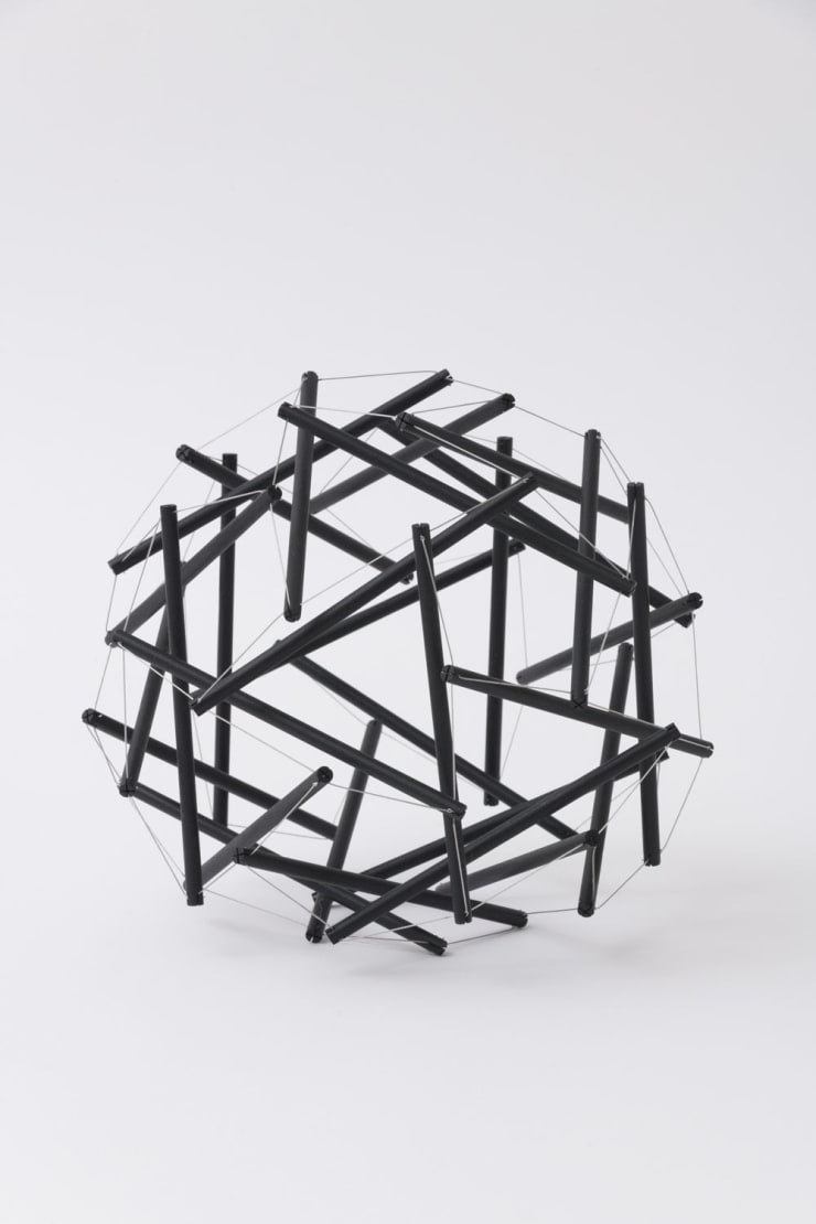 Buckminster Fuller, Geodesic Tensegrity Sphere, 30 Strut, 3 Frequency Dome, Carbon C-60 Finish, Edition 1 of 1, 1982