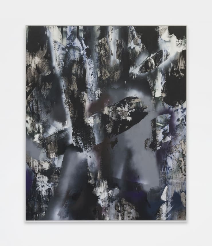 Chris Trueman, FMNR (black with white and purple), 2019