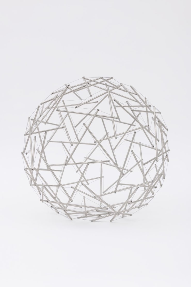 Buckminster Fuller, Geodesic Tensegrity Sphere, 90 Strut, Triad Part 3 or 3, Edition 5 of 10, 1979