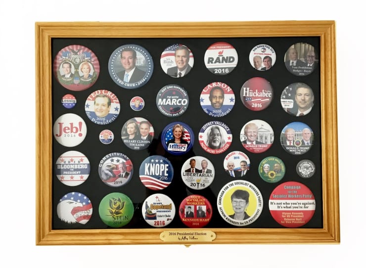 Jeffrey Vallance, 2016 Presidential Election, 2016