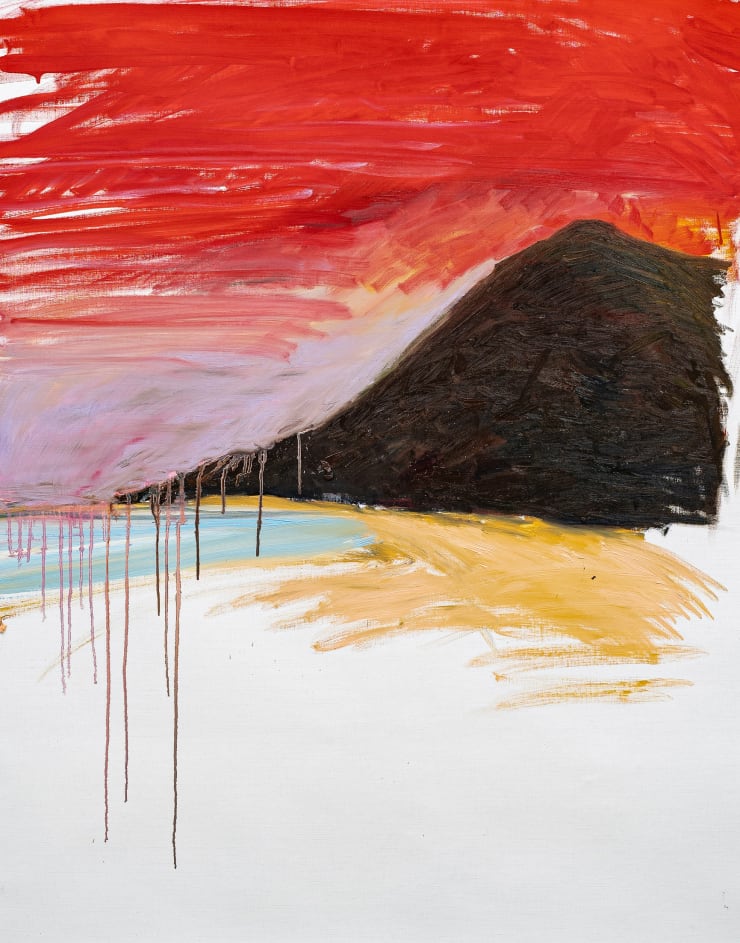 Hyeonkyeong You, The crimsoned mountain, 2024