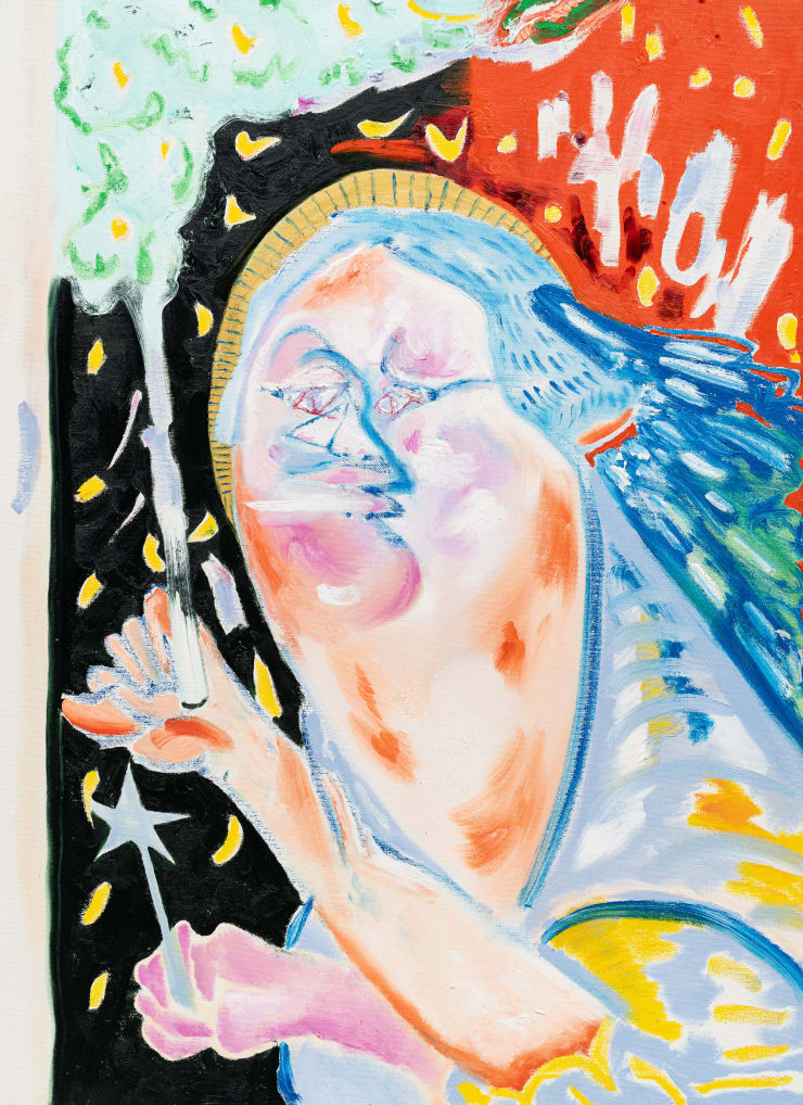 Seonjeong Wang Visitors, 2024 Oil on canvas 72.7 x 53 cm 28 5/8 x 20 7/8 in