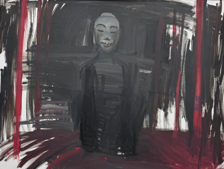 Hyeonkyeong You In Kuqa, 2025 Oil on canvas 151 x 203 cm 59 1/2 x 79 7/8 in