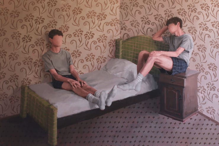 Pascual Ovalle, Dos personas en una pieza (Two people in one room), 2023