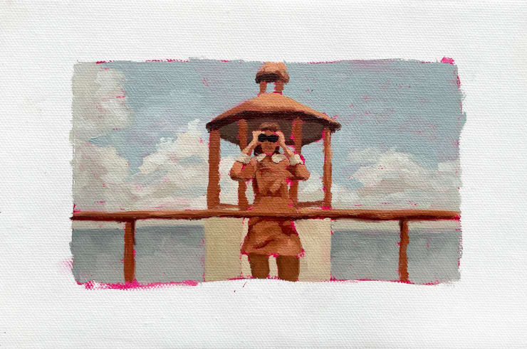 Pascual Ovalle Moonrise Kingdom I, 2023 Oil on canvas 16 x 23 cm