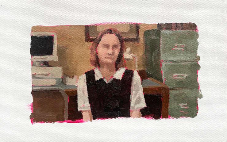 Pascual Ovalle Lady Bird, 2023 Oil on canvas 16 x 23 cm