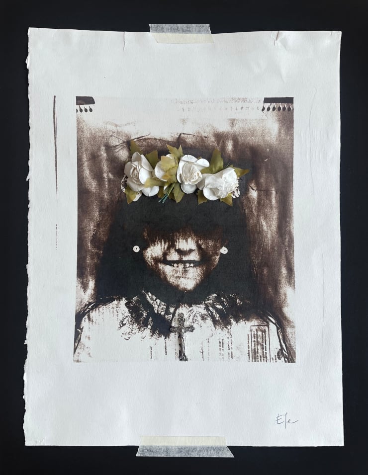 Fernanda Gutiérrez Boceto Hijas de Bacon I, 2019 Técnica mixta sobre papel 43 x 34 cm