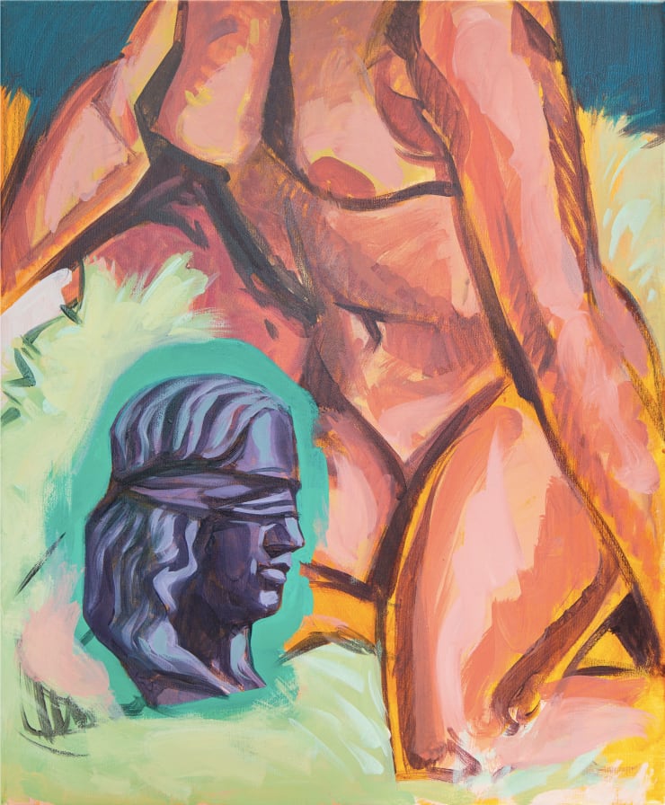 César Gabler Ciego (I’am Always Chasing Rainbows), 2024 oil on canvas 60 x 50 cm