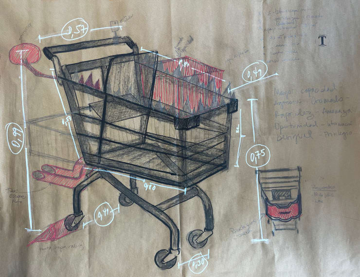 Hipermercado Casino, Boceto carro Hipermercado Casino, 2014