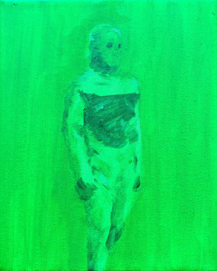 André Strahinja Rocket II, 2022 Óleo sobre tela 20 x 25 cm