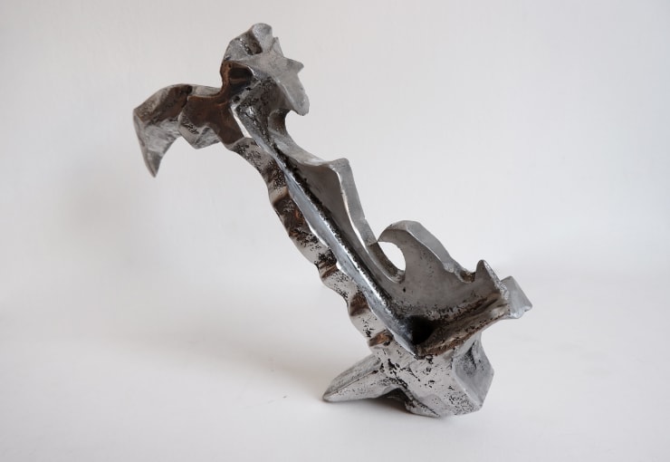 Macarena Cuevas Sin título (Untitled), 2024 Cast aluminum with lost mold 30 x 15 x 5 cm