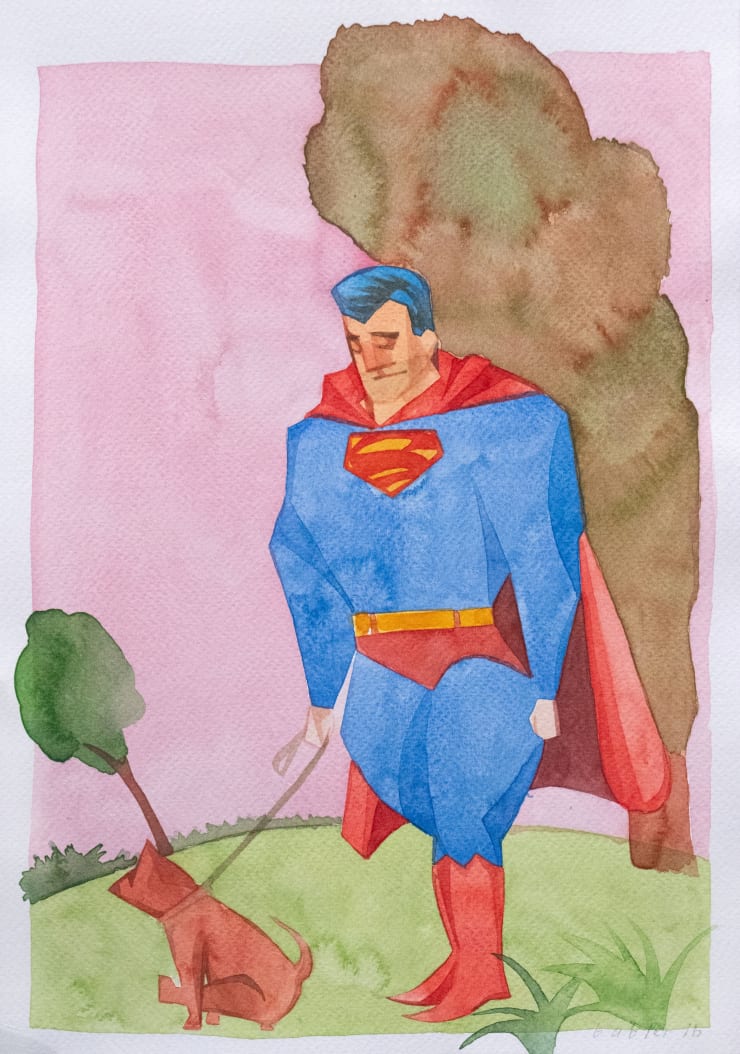 César Gabler, Superman paseando, 2016
