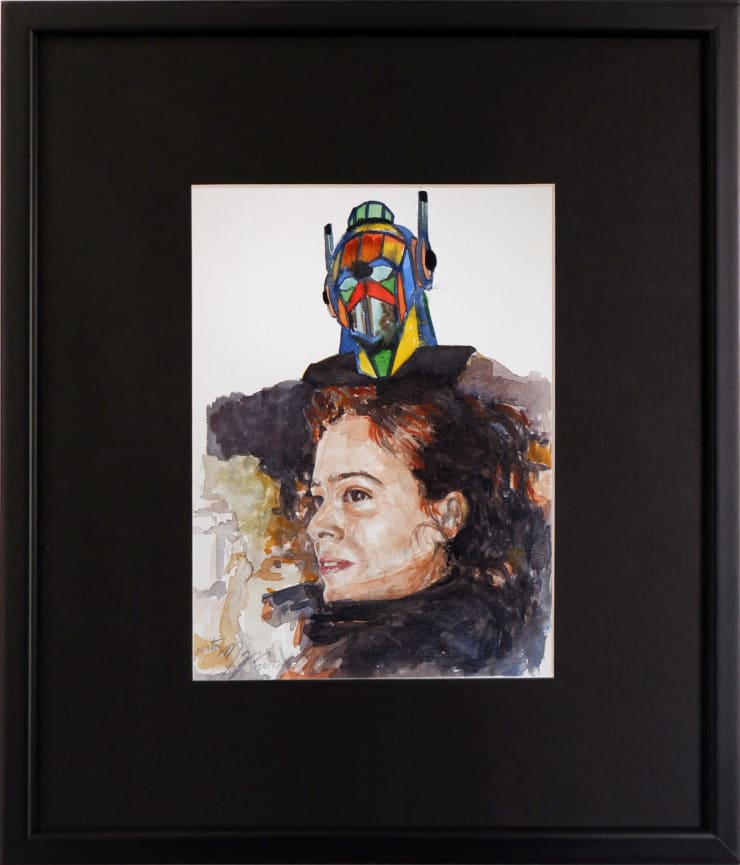 Norton Maza Estudio II (Study II), 2016 Watercolor on paper 34 x 28 cm