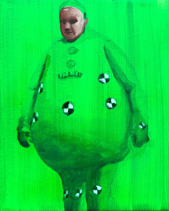 André Strahinja Tweedledee II, 2022 Óleo sobre tela 20 x 25 cm