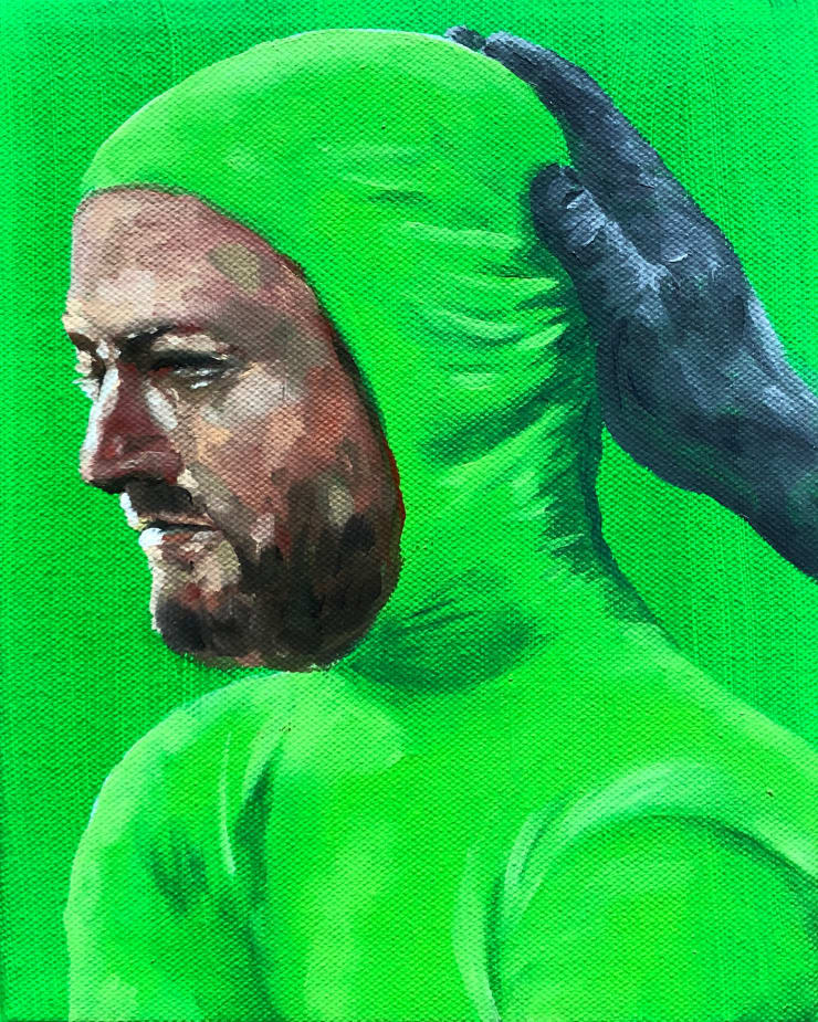 André Strahinja Rocket I, 2022 Óleo sobre tela 20 x 25 cm