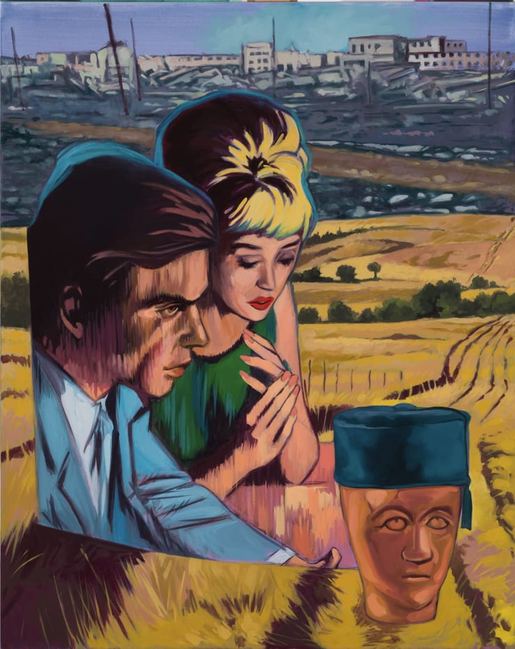César Gabler Las últimas cosas (It worries me), 2023 oil on canvas 100 x 80 cm