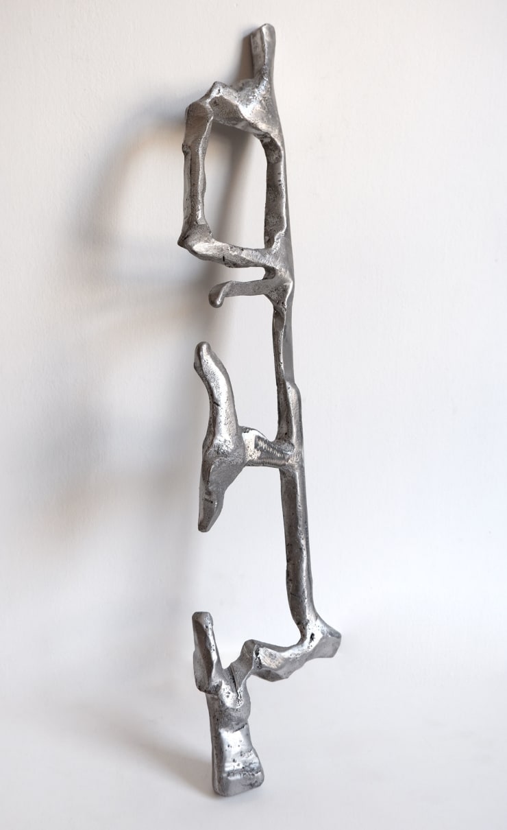 Macarena Cuevas Arqueología No.1 (Archaeology No. 1), 2024 Cast aluminum with lost mold 69 x 16 x 4 cm