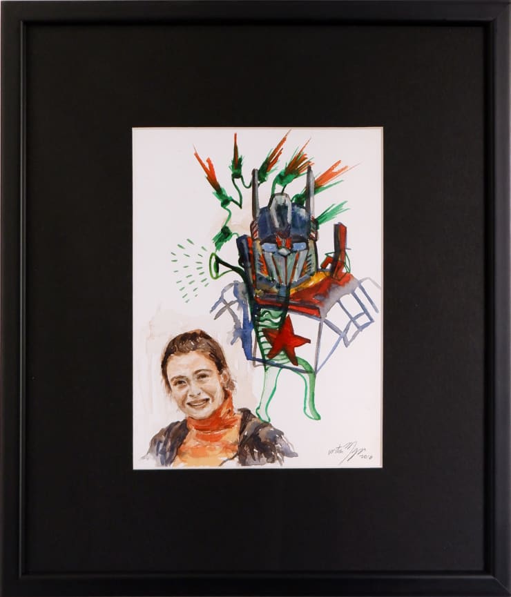 Norton Maza Estudio I (Study I), 2015 Watercolor on paper 34 x 28 cm