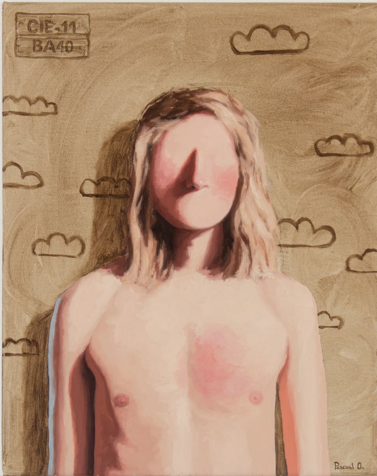 Pascual Ovalle CIE-11 BA40 (ICD-11 BA40), 2024 Oil on linen 50 x 40 cm