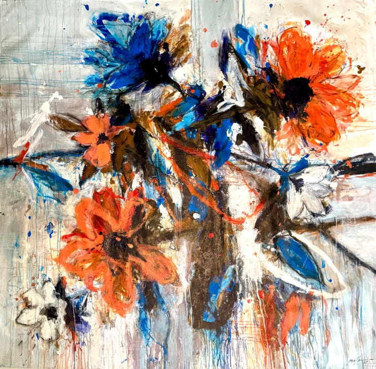 Mario Gonzalez, Cornflowers - Spring Garden Series, 2025