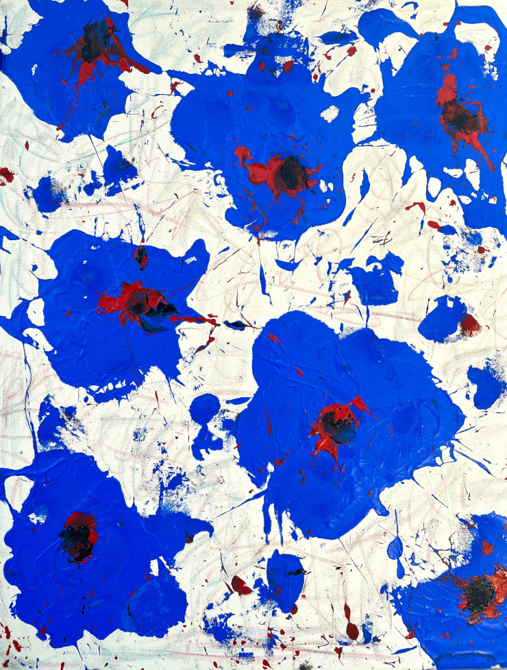 Jorge Luis Santos, Azul - Blue, 2022