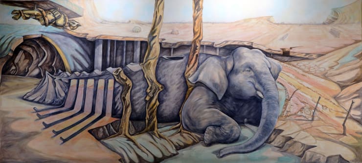 Prabhakar Pachpute, Looking at shooting an elephant after Orwell, 2025