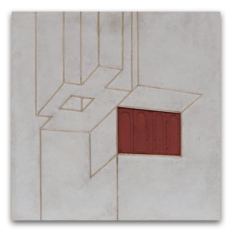 Rathin Barman, Transitory Spaces: Situation II (XLVI), 2022