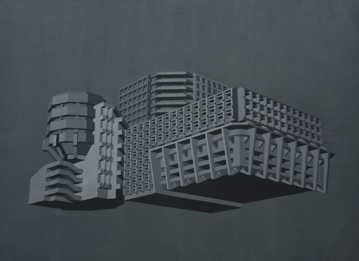 Sahil Naik, Modernist Facade for New Nations (Proposition 1), 2019