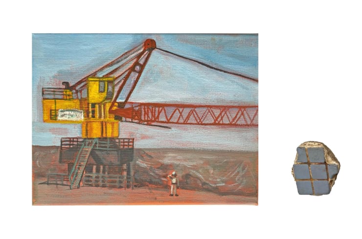 Bhasha Chakrabarti, Notes from the Ship-Breaking Yard (cranes & watchmen), 2025