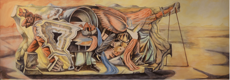 Prabhakar Pachpute, Uprising from the rubble -II, 2024