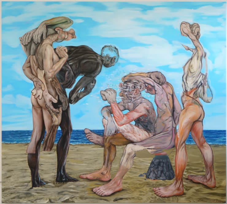 Carlos Casuso, Bathers/Turbocapitalism, 2023
