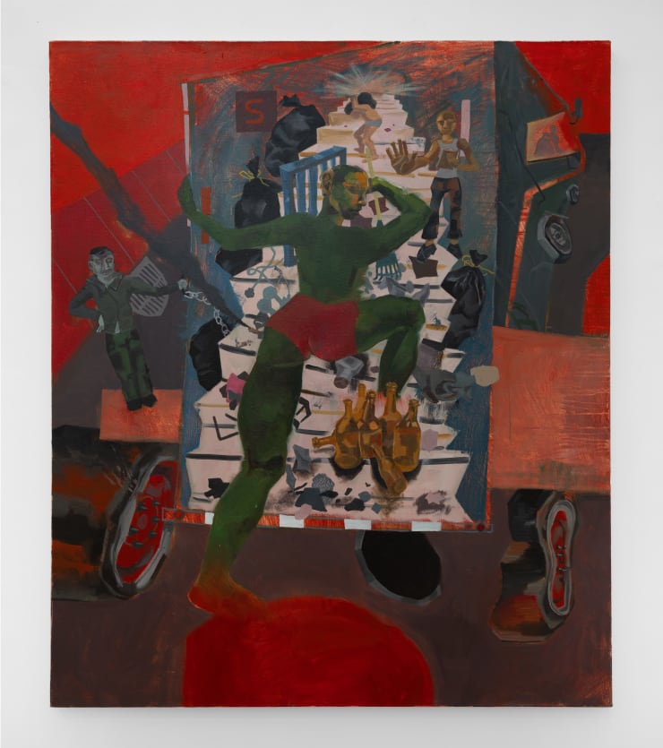 Rachel Zhang, Stairway to Heaven in the back of a garbage truck, 2021