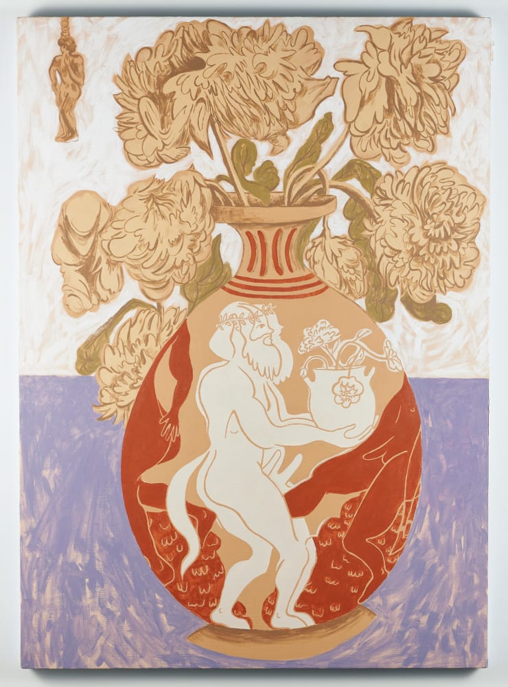 Alexei Mansour, Vase with Dead Peonies, 2021