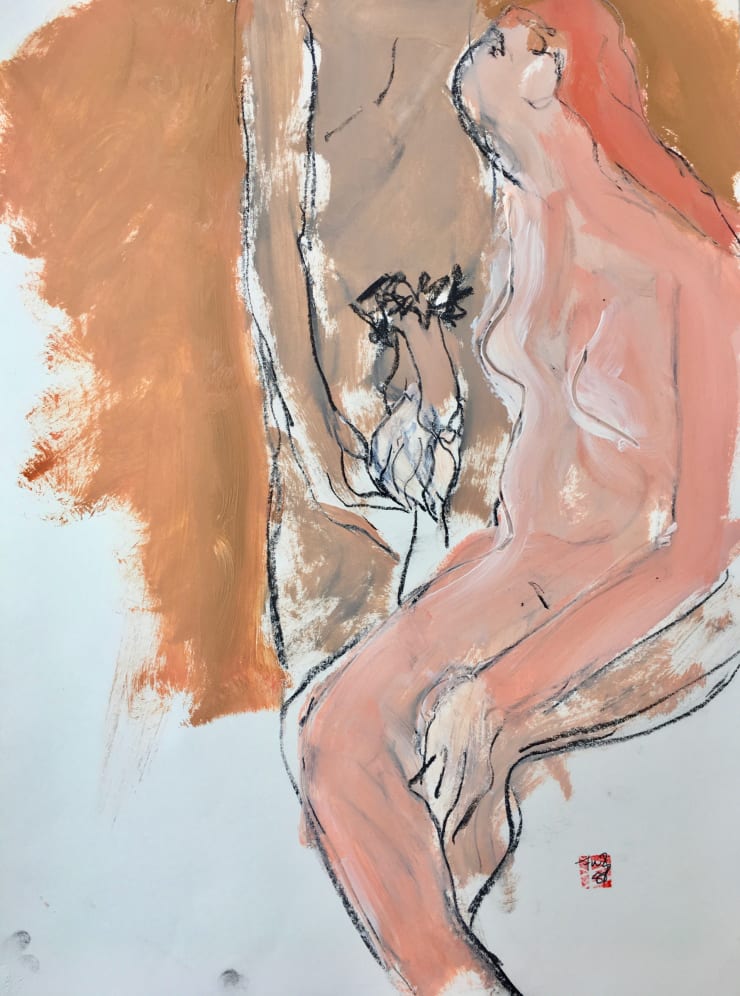 Freeman W. Butts, Untitled Studio Artwork by Freeman W. Butts (1928-1998)