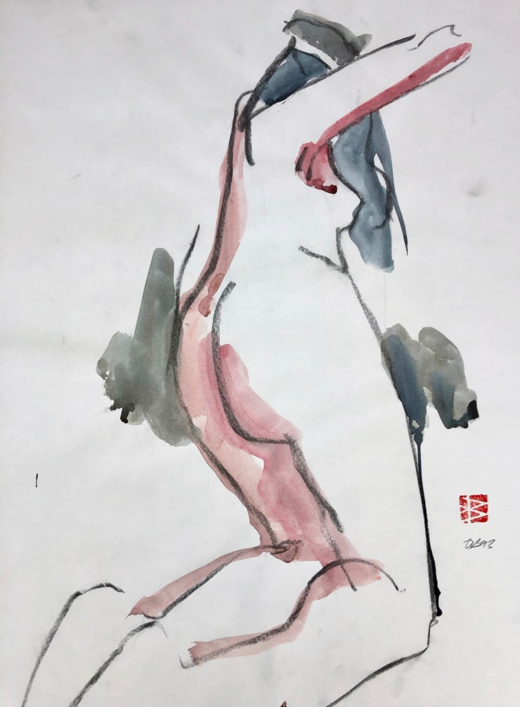 Freeman W. Butts, Figurative Artwork by Freeman W. Butts (1928-1998), 1984