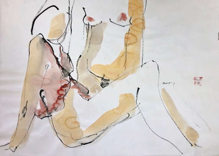 Freeman W. Butts, Figurative Artwork by Freeman W. Butts (1928-1998), 1987