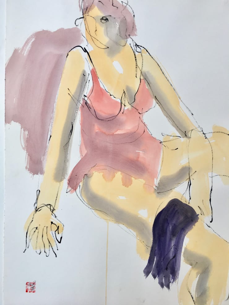 Freeman W. Butts, Untitled Studio Artwork by Freeman W. Butts (1928-1998)