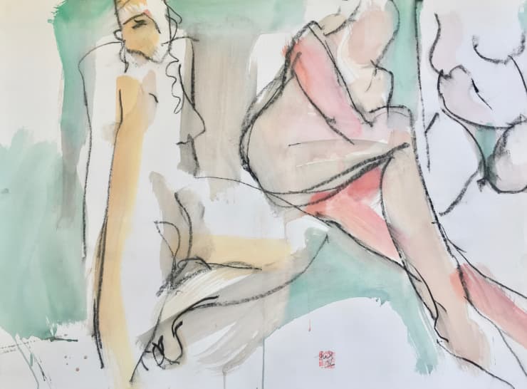 Freeman W. Butts, In a Field of Green, 1983