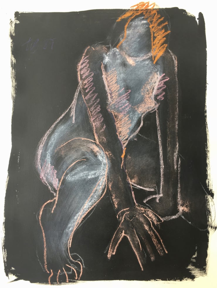 Freeman W. Butts, Untitled: Crouching Woman