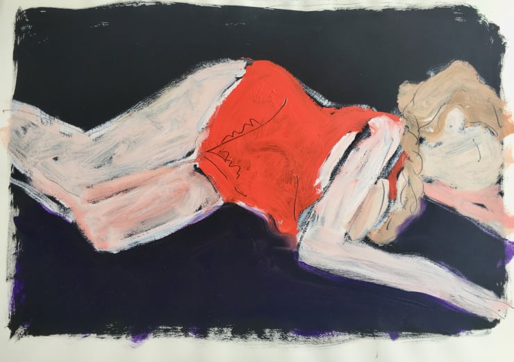 Freeman W. Butts, Untitled: Woman in Red