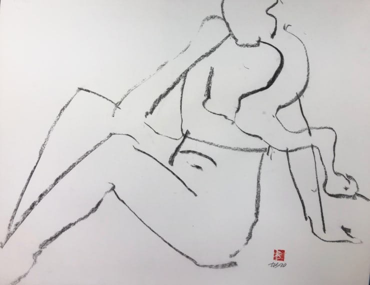 Freeman W. Butts, Figurative Artwork by Freeman W. Butts (1928-1998)