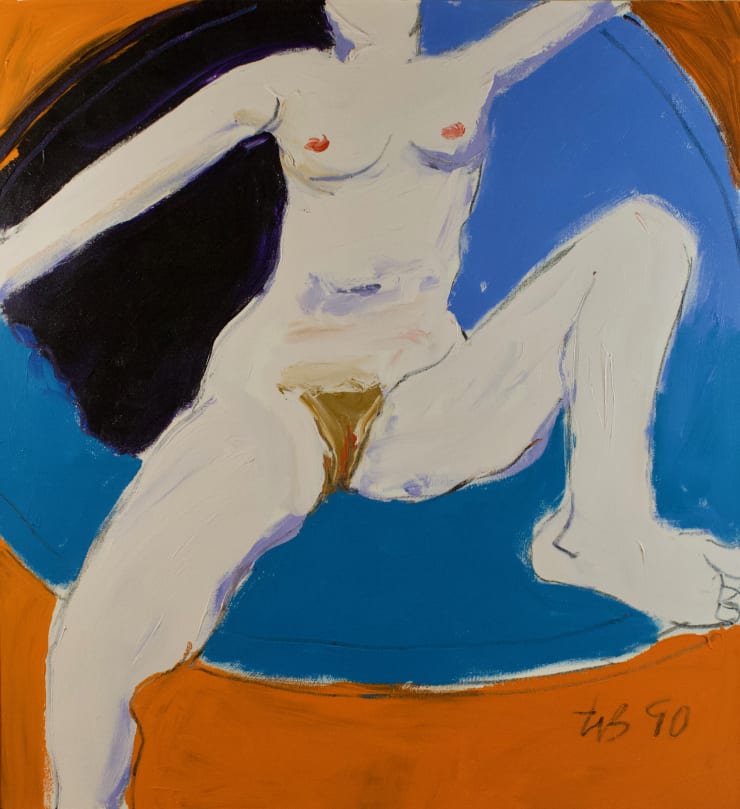 Freeman W. Butts One 32 90 by Freeman W. Butts (1928-1998) Acrylic 42 x 39