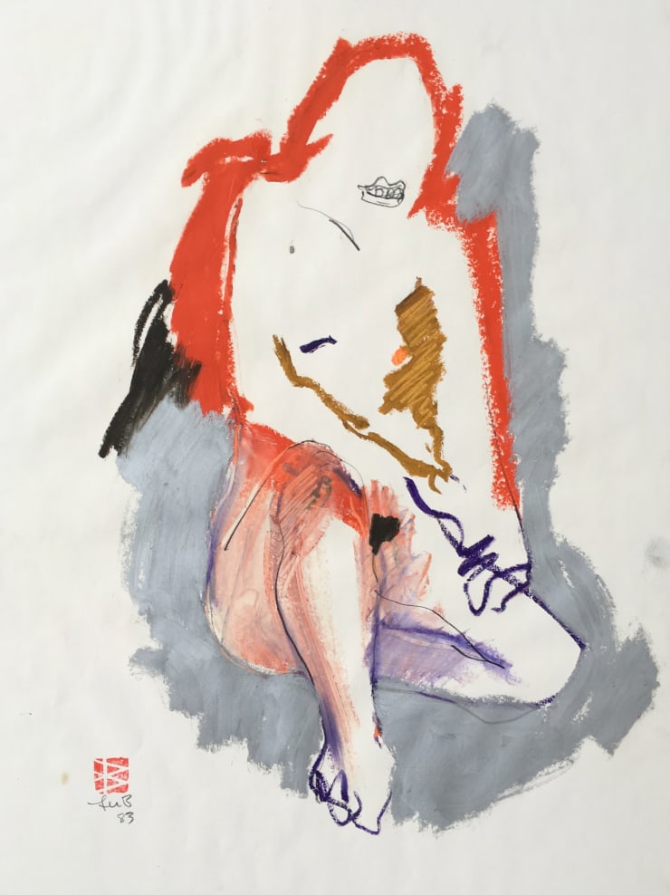 Freeman W. Butts, Seated Figure, 1983