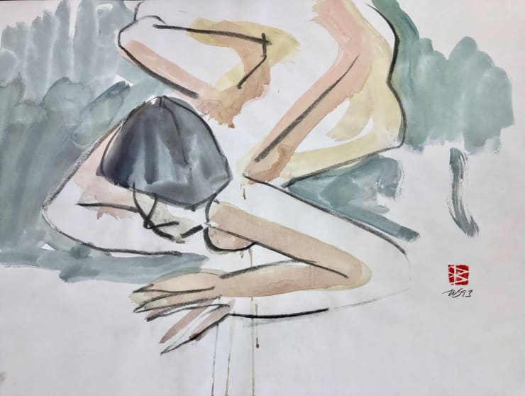 Freeman W. Butts, Figurative Artwork by Freeman W. Butts (1928-1998), 1993