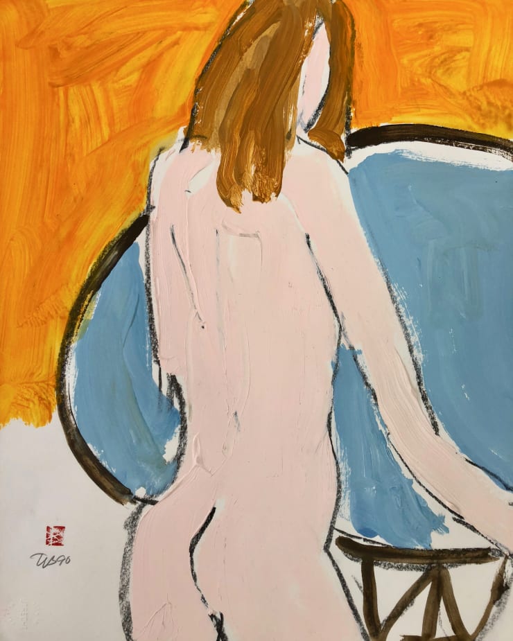 Freeman W. Butts, Figurative Artwork by Freeman W. Butts (1928-1998), 1990