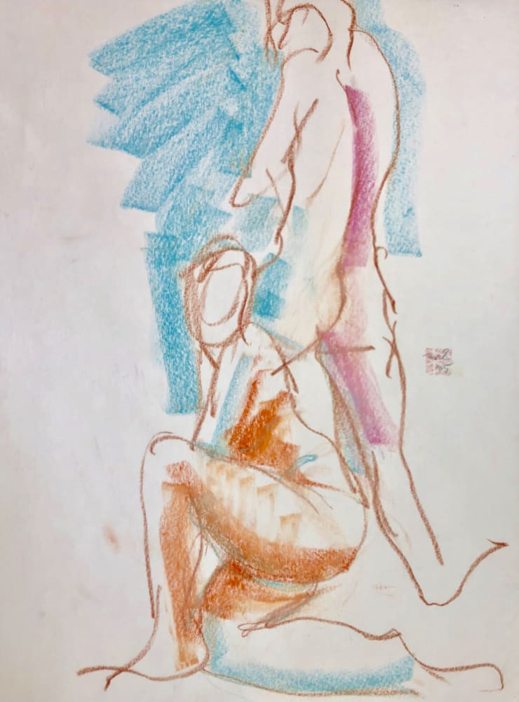 Freeman W. Butts, Figurative Artwork by Freeman W. Butts (1928-1998), 1985