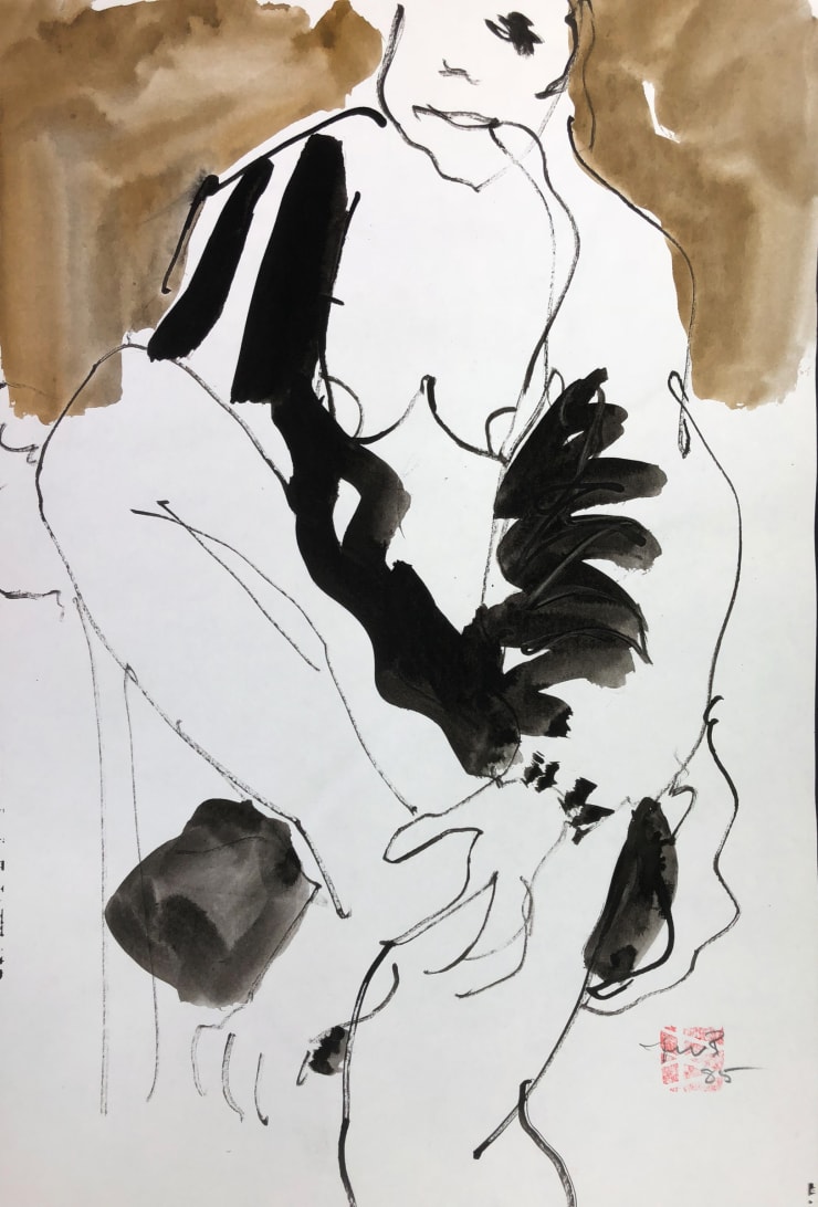 Freeman W. Butts, Figurative Artwork by Freeman W. Butts (1928-1998), 1990s