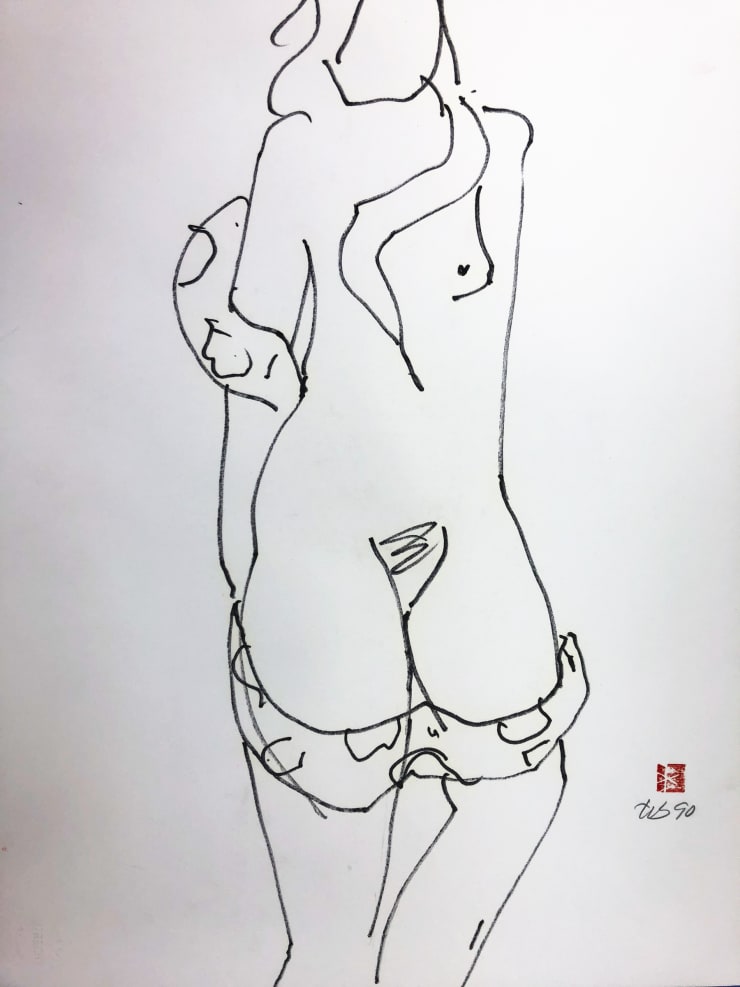 Freeman W. Butts, Figurative Artwork by Freeman W. Butts (1928-1998)